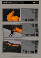 ZZZ STUDIO 2026AW 배색 풀오버, 오렌지·블랙 · 상품 이미지·시리즈 상세
