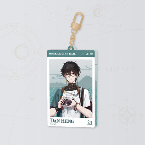붕괴 스타레일 공식 정품 굿즈 단항 기차 여행 시리즈 유사 아크릴 키링 펜던트