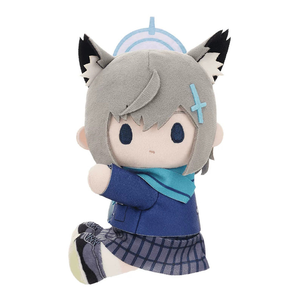 Blue Archive Shiroko Hugging Clip Plush — view 1