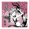 Blue Archive — Mutsuki Ink Wash Metal Sticker — TSUTAYA POPUP SHOP Problem Solver 68