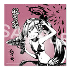 Blue Archive — Mutsuki Ink Wash Metal Sticker — TSUTAYA POPUP SHOP Problem Solver 68