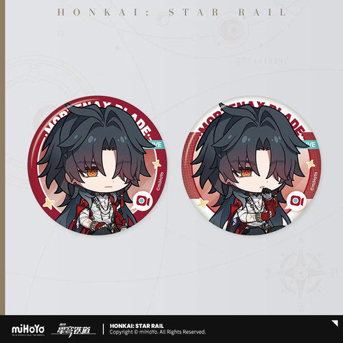 Honkai: Star Rail — Mortenax Blade Owl's Reception Room Can Badge Set of 2