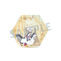 Blue Archive Kurumi Thick hexagonal acrylic block with foil character artwork — view 1