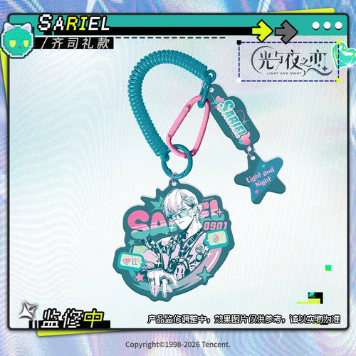 Light and Night — Charlie Acrylic Keychain — Millennium Time Zone Series