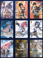 Nine Resonators shown as examples of the BP01 character-card lineup.