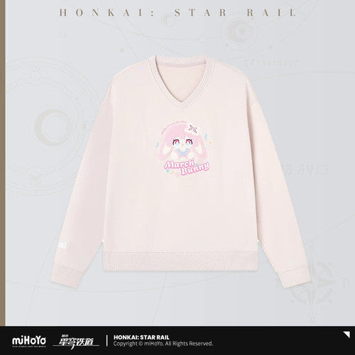 Honkai: Star Rail — March 7th Bunny Sweatshirt — Azure Voyage Fluffy Ship Series