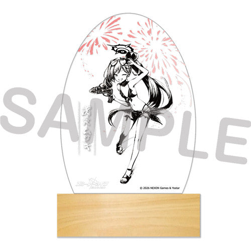 Blue Archive — Mutsuki Ink Wash LED Acrylic Stand — TSUTAYA POPUP SHOP Problem Solver 68