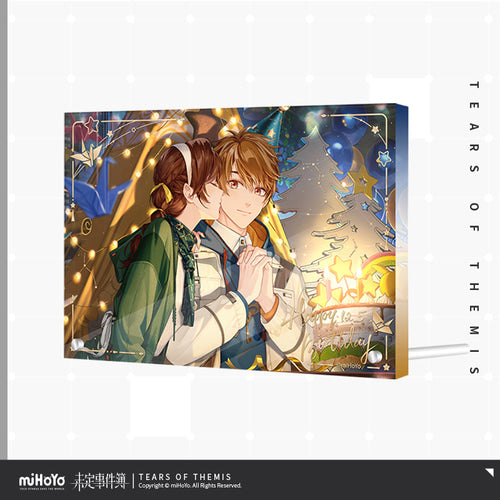 [재고 상품] 미호요 공식 정품 미해결사건부 강혁 2022년 생일 기념 아크릴 스탠드 뱃지 모음
