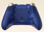Rear view showing the controller buttons and charging contacts.