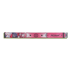Saki Hanami Starlight Dining ribbon strap, front: illustration, event logo, name and two snap buttons