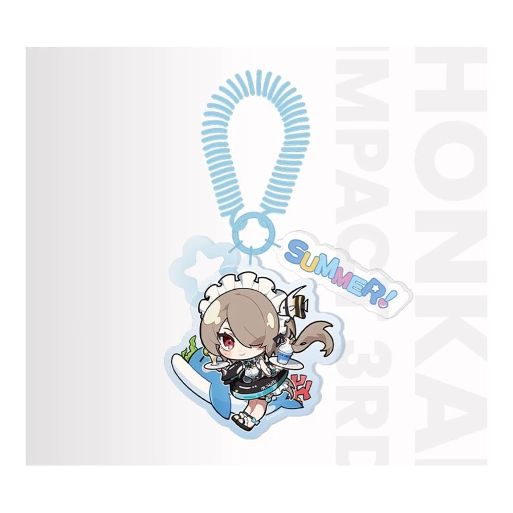 Honkai Impact 3rd Rita Acrylic Keychain with Coil Strap — view 1