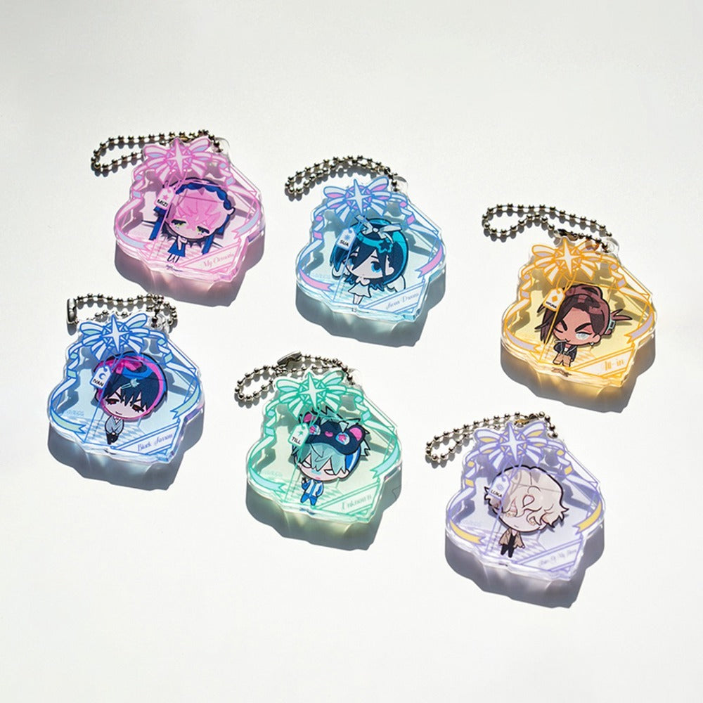 에일리언 스테이지 에이스테 공식 정품 굿즈 2025 새해 신년 시리즈 아크릴 키링 - 미지 수아 틸 이반 루카 현아