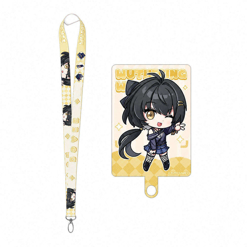 Wuthering Waves Female Rover Character Plate & Phone Strap — view 1