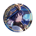 Genshin Impact — Wanderer Ichiban Kuji 2026 I Prize Double Glitter Button Badge