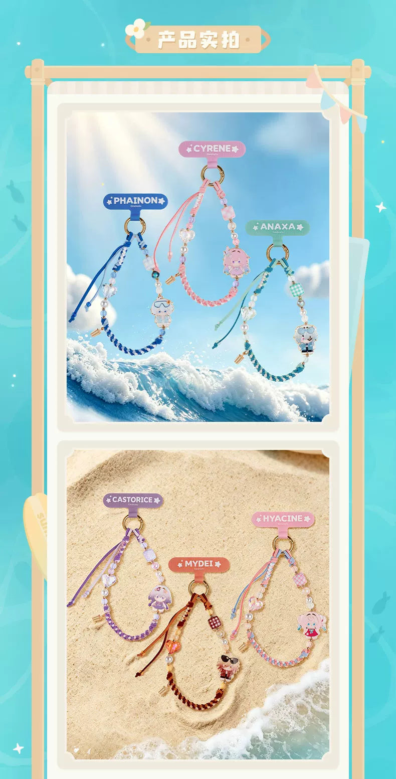 Honkai: Star Rail — Seasonal Doll Vol. 2 Phone Strap Box of 6 — six character strap designs
