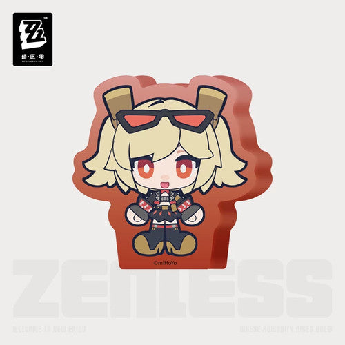Zenless Zone Zero — Burnice Mini Acrylic Stand — Little Agent Series