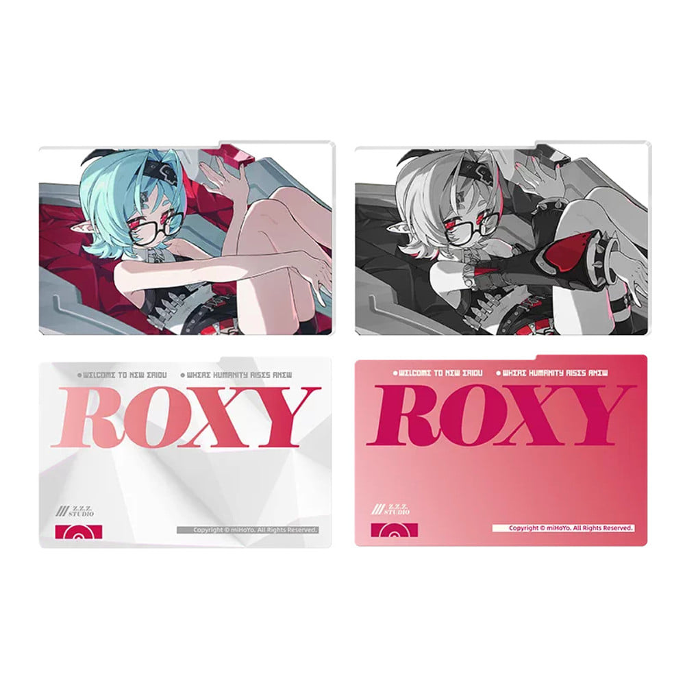 Zenless Zone Zero — Flint Workshop Roxy Interchangeable Acrylic Panel Set of 2 — Cinema Series