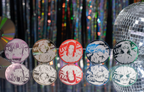 All five mirror badges: PAREO, MASKING, LAYER, CHU² and LOCK (only the LAYER badge is included)