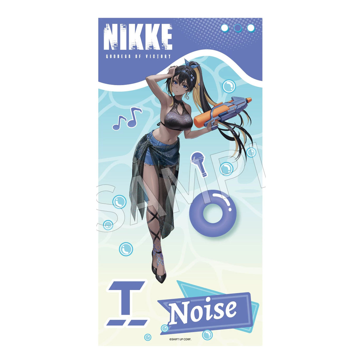 승리의 여신 니케 공식 정품 굿즈 로프트 팝업 스토어 수영복 시리즈 클리어파일 노이즈
