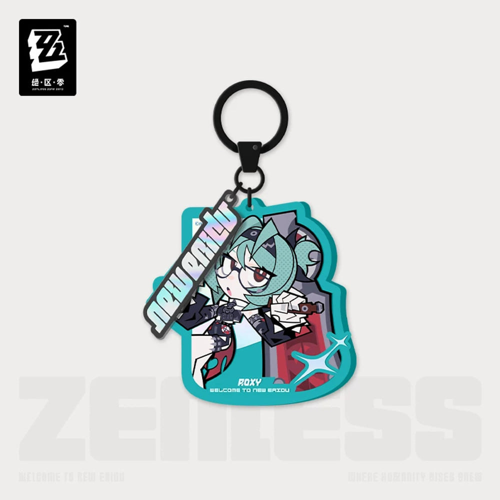 Zenless Zone Zero — Flint Workshop Roxy SD Acrylic Keychain — Ridu Series