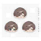 未定事件簿 左京静真 陶器ミニキャラマグネット A＋B＋Cセット（画像1）