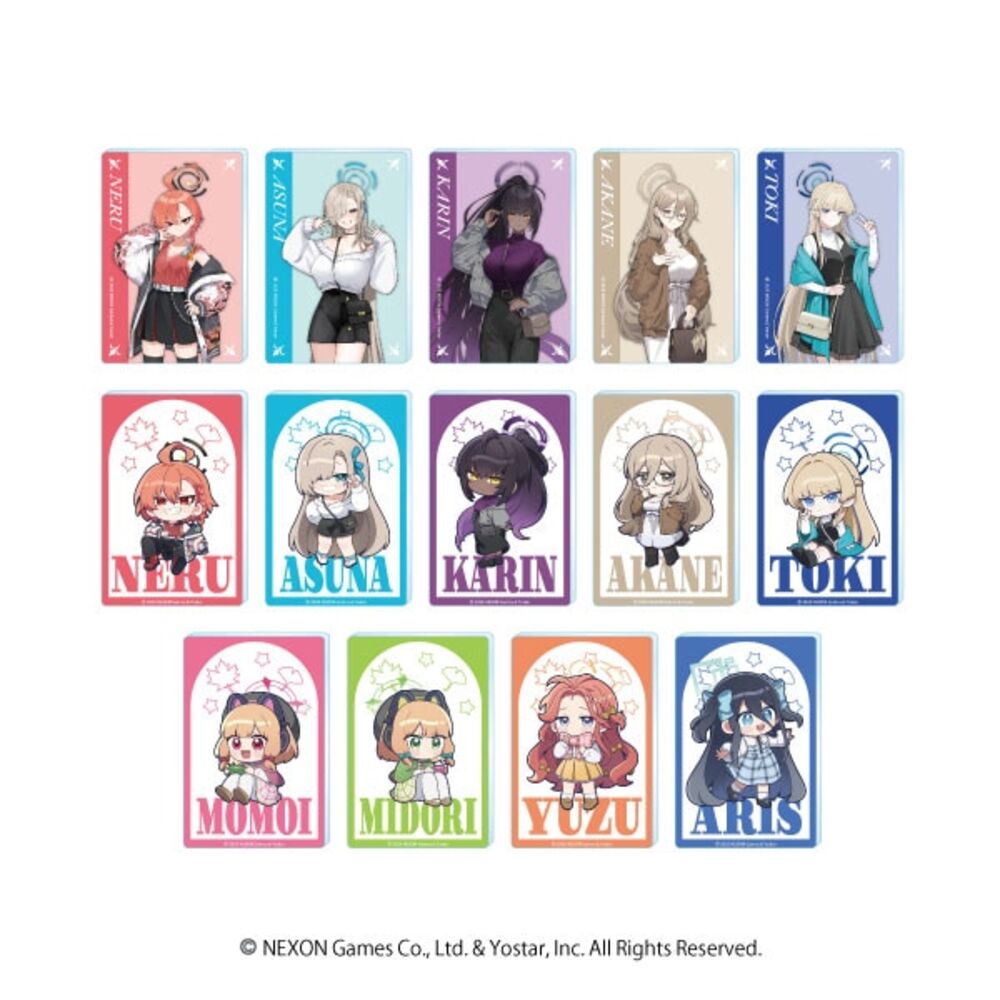 Blue Archive — Autumn Code Acrylic Cards — Random Single