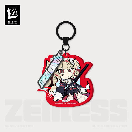 Zenless Zone Zero — Flint Workshop Claret SD Acrylic Keychain — Ridu Series