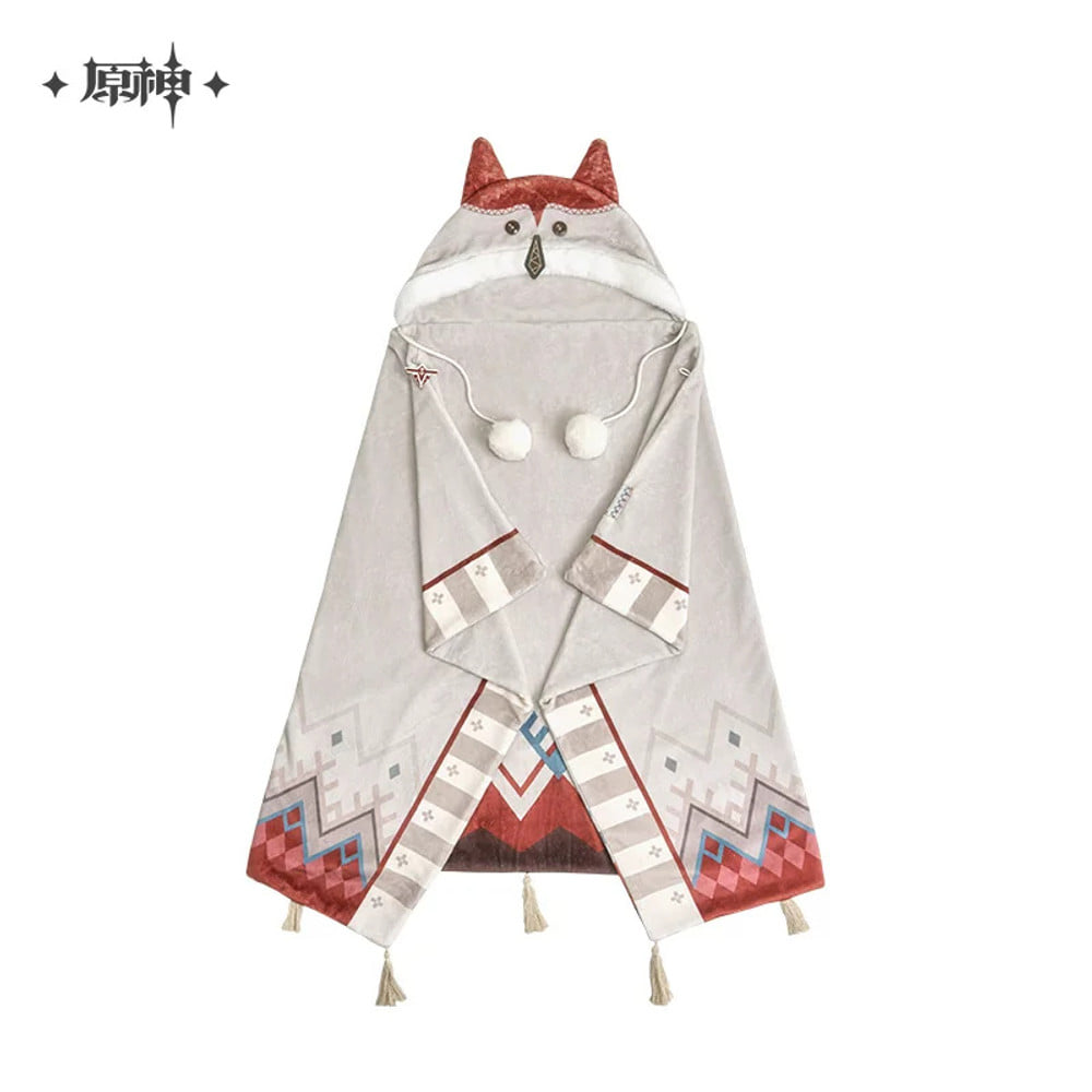 Genshin Impact Alyosha Hooded Shawl Blanket in the original product sample — image 1
