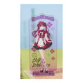 Acrylic stand: Shiki Ichinose in a red Chinese-style maid outfit, holding the hem of her skirt