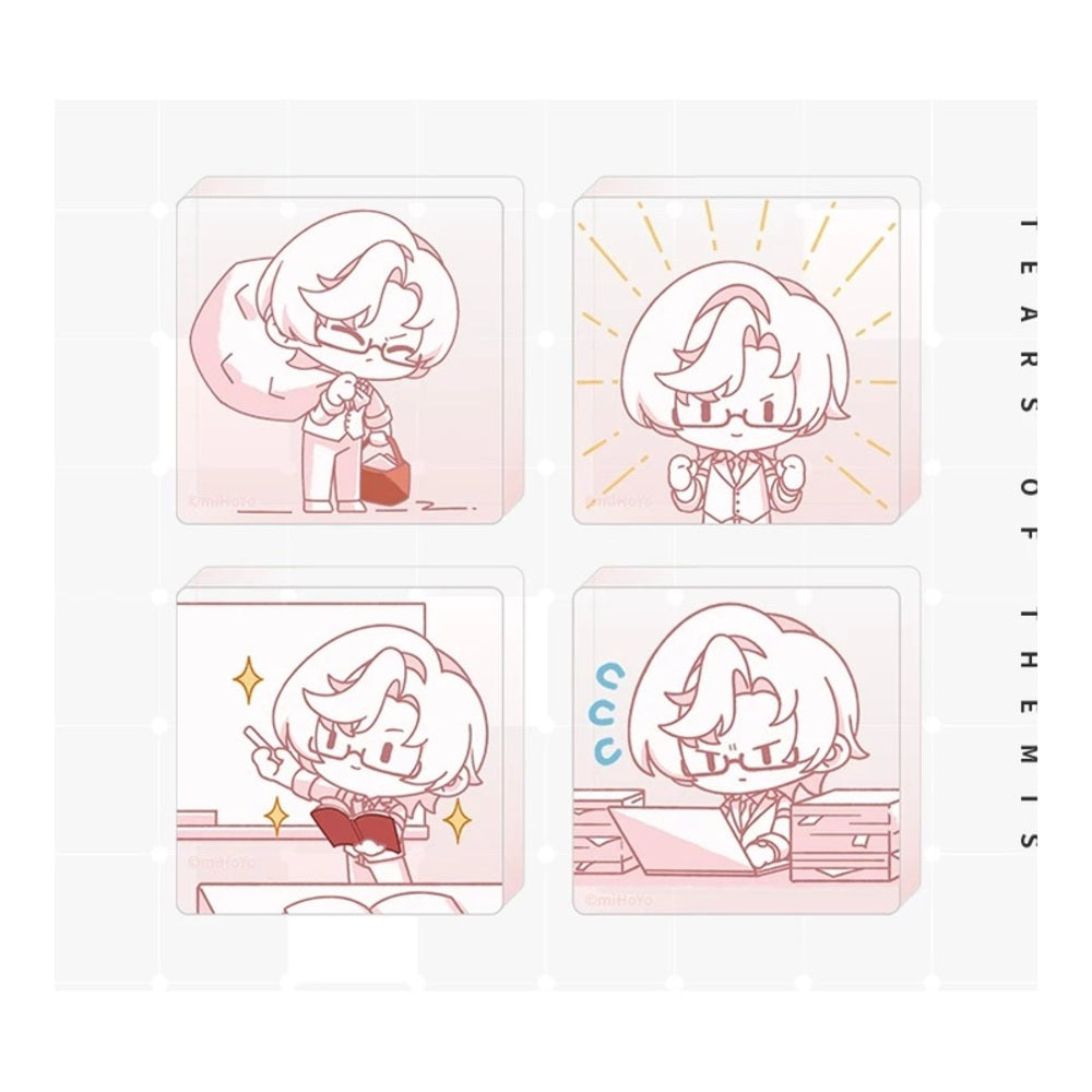 未定事件簿 左京静真 ミニキャラアクリル4点セット（画像1）