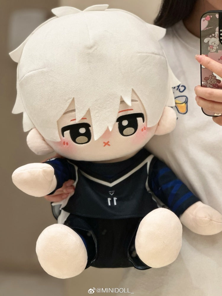 블루 록 공식 정품 굿즈 미니돌 40cm fufu  앉은 누이 인형 - 나기 세이시로 블루록