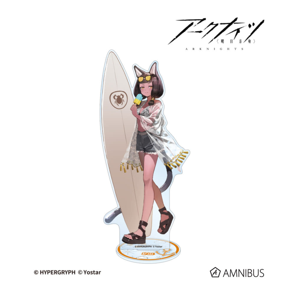 Arknights · Swimwear Ver. · BIG Acrylic Stand · Titi — product illustration and displayed design