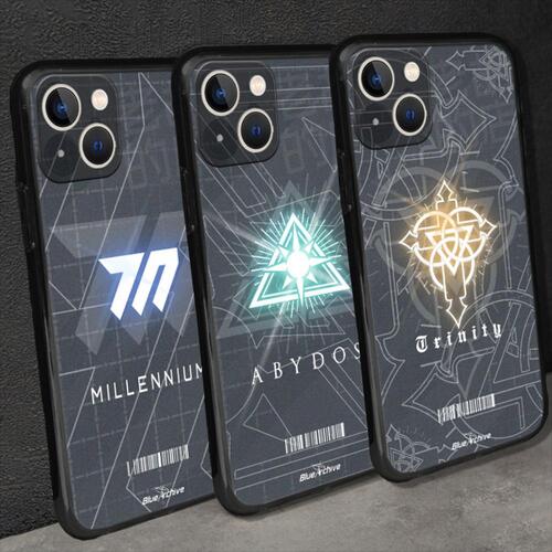 블루 아카이브 블루아카 폰케이스 휴대폰 케이스 학원 로고 아비도스 게헨나 밀레니엄 트리니티