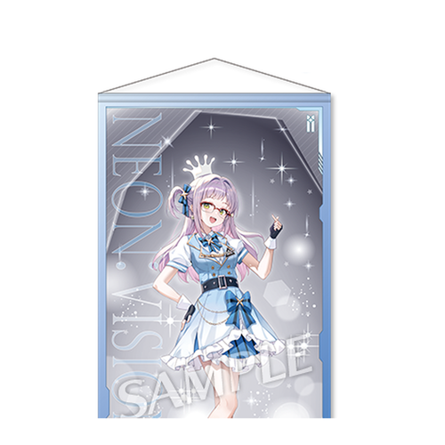 GODDESS OF VICTORY: NIKKE Neon: Vision Eye Full-body character artwork on a tall wall tapestry — view 1