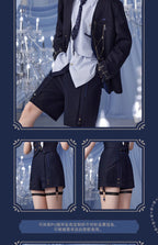Genshin Impact: Furina Impression Theme Chiffon Tail Corset Belt