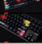 Girls Band Cry: Togenashi Togeari Theme PBT Keycap Set - Black Edition