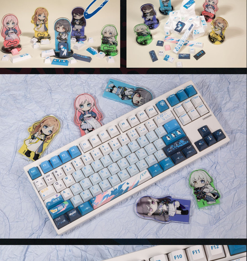 BanG Dream!: MyGO!!!!! Theme PBT Keycap Set - 140 Keys