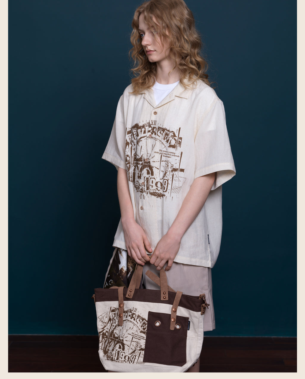 Reverse: 1999: Gcores Industries Collab - Rain & Thread Retro Tote & Cross Bag
