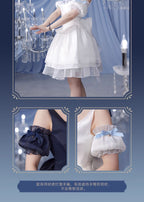 Genshin Impact: Furina Impression Theme Corset Bustier Dress - White