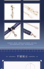 Genshin Impact: Furina Impression Theme Satin Ribbon Bracelet