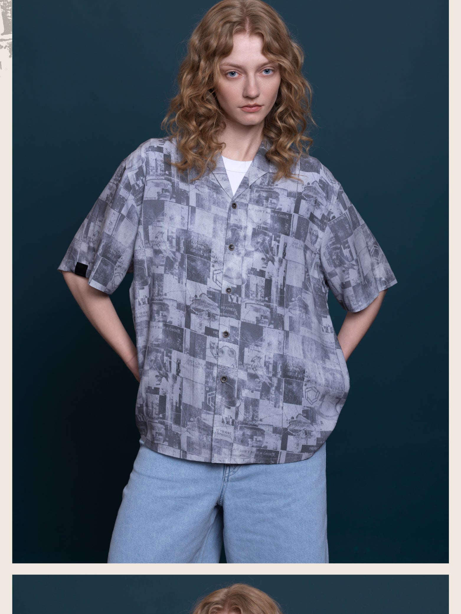 Reverse: 1999: 6 Retro Full Print Short Sleeve Shirt - GEEKCOOK Collab