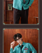 Honkai: Star Rail: Aventurine Impression Theme Stripe Shirt - Ivory