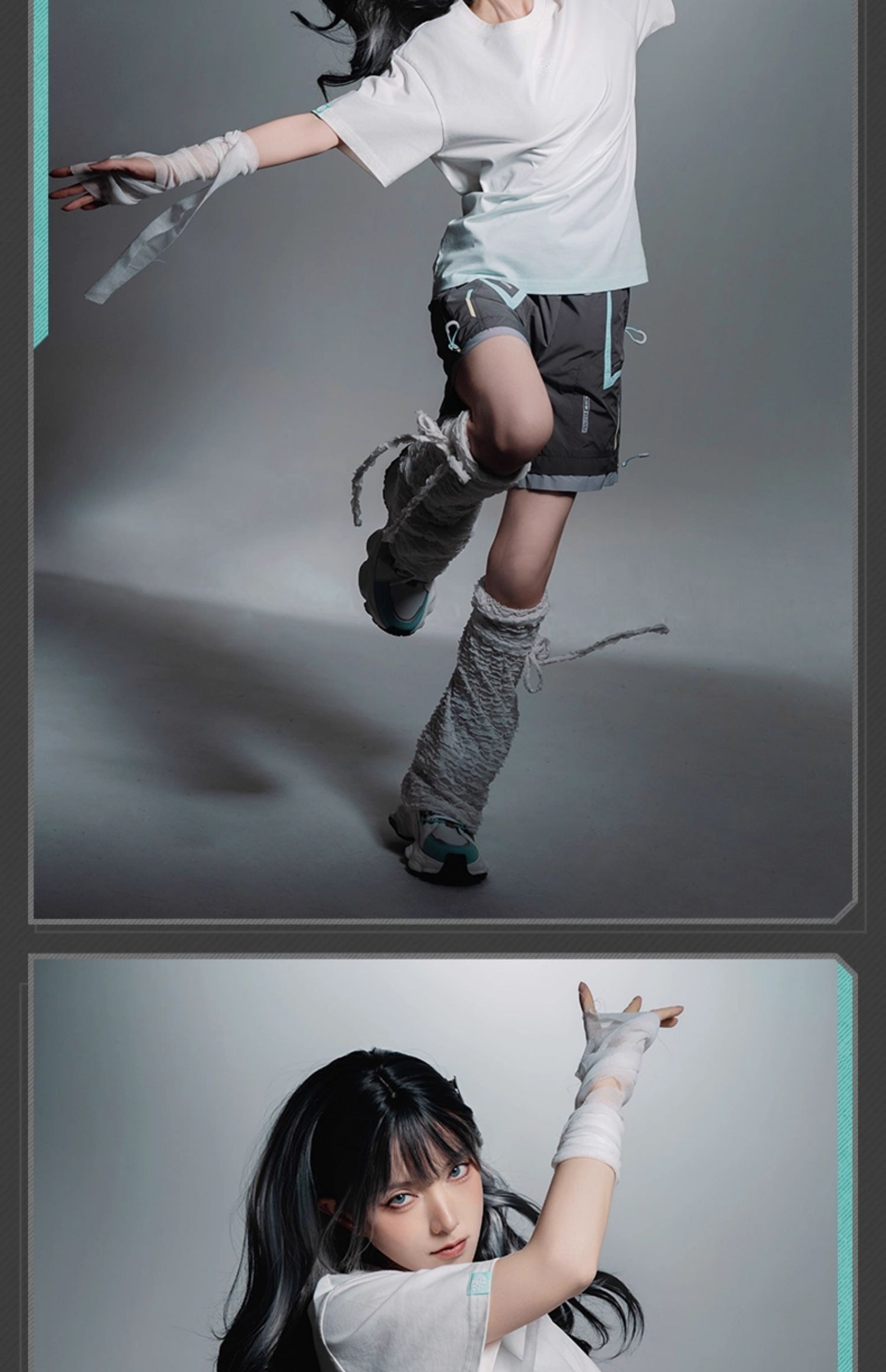Honkai: Star Rail: Firefly Impression Theme T-Shirt - Grey