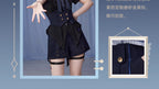 Genshin Impact: Furina Impression Theme High-Waist Shorts