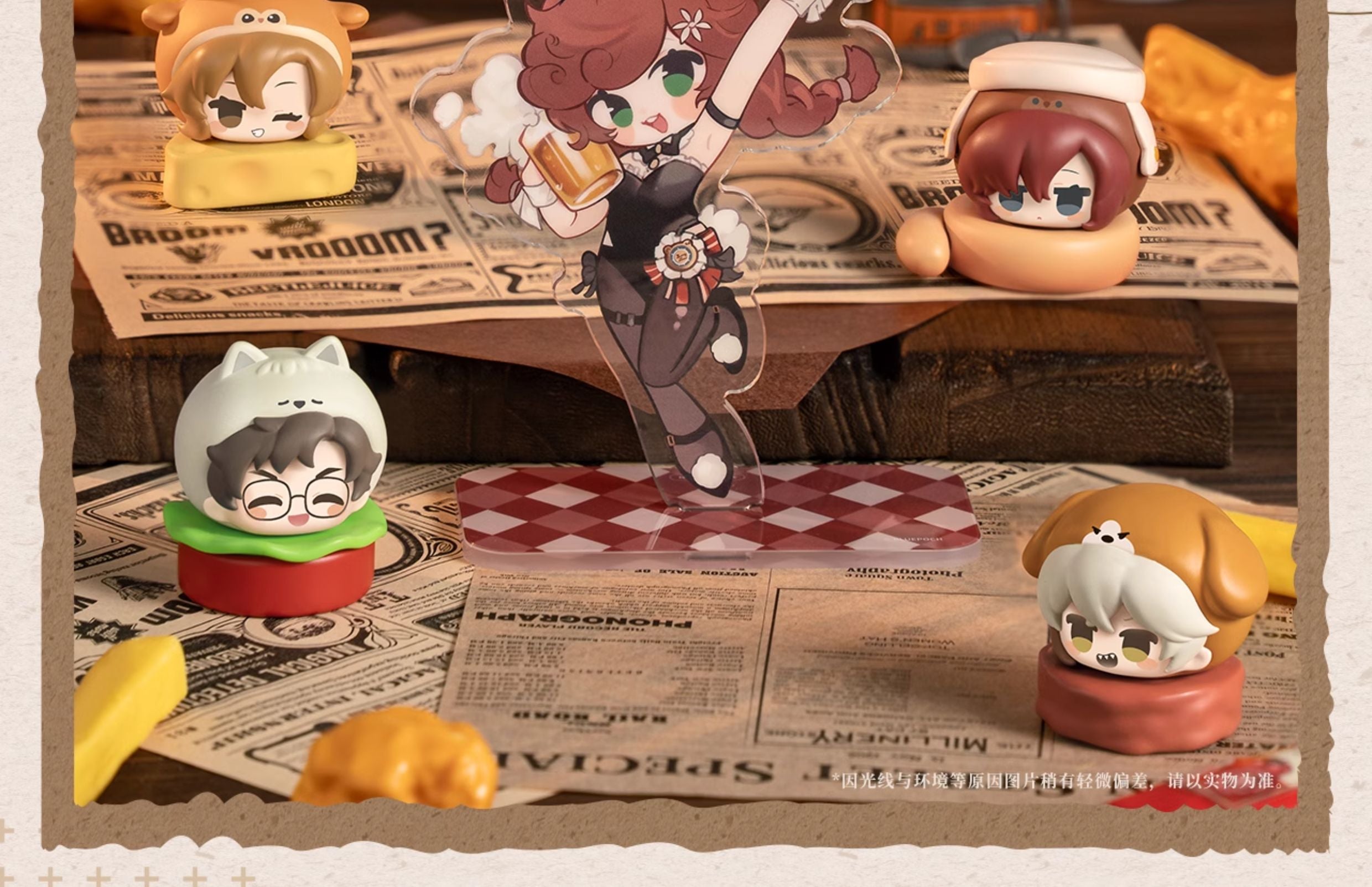 Reverse: 1999: Infinite Fun Hamburger Jenga Mini Figure Set - 12 Types +