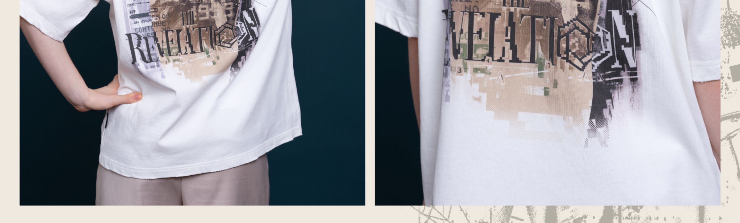 Reverse: 1999: 6 GEEKCOOK Collab Patchwork T-Shirt - Revelation Ver