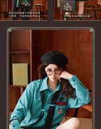 Honkai: Star Rail: Aventurine Impression Theme Striped Shirt - Green