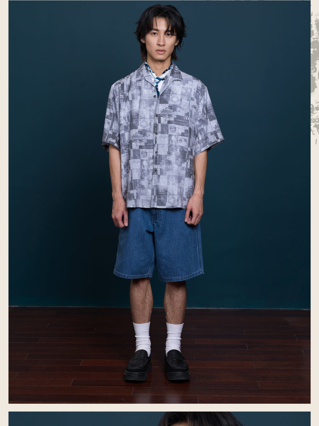 Reverse: 1999: 6 Retro Full Print Short Sleeve Shirt - GEEKCOOK Collab