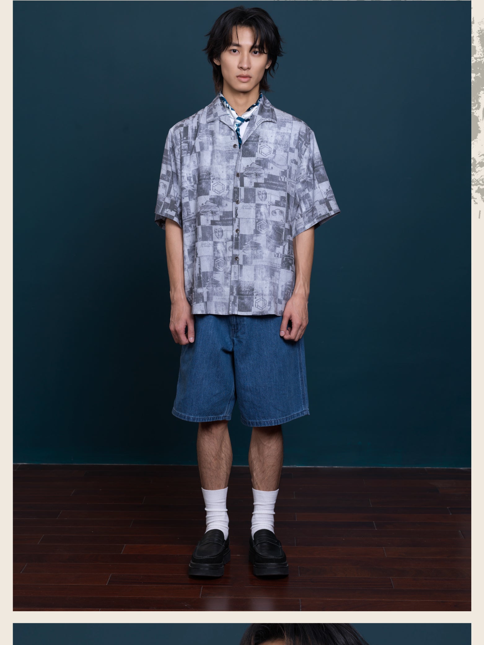 Reverse: 1999: 6 Retro Full Print Short Sleeve Shirt - GEEKCOOK Collab