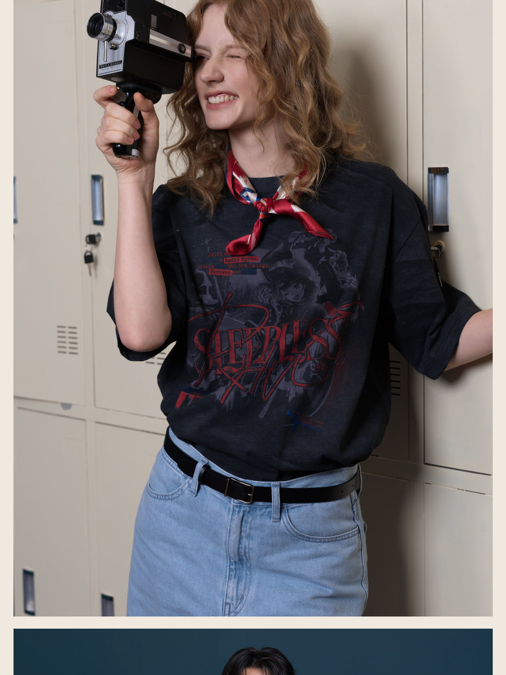 Reverse: 1999: Regulus & Apple Vintage Print T-shirt - GEEKCOOK Collab